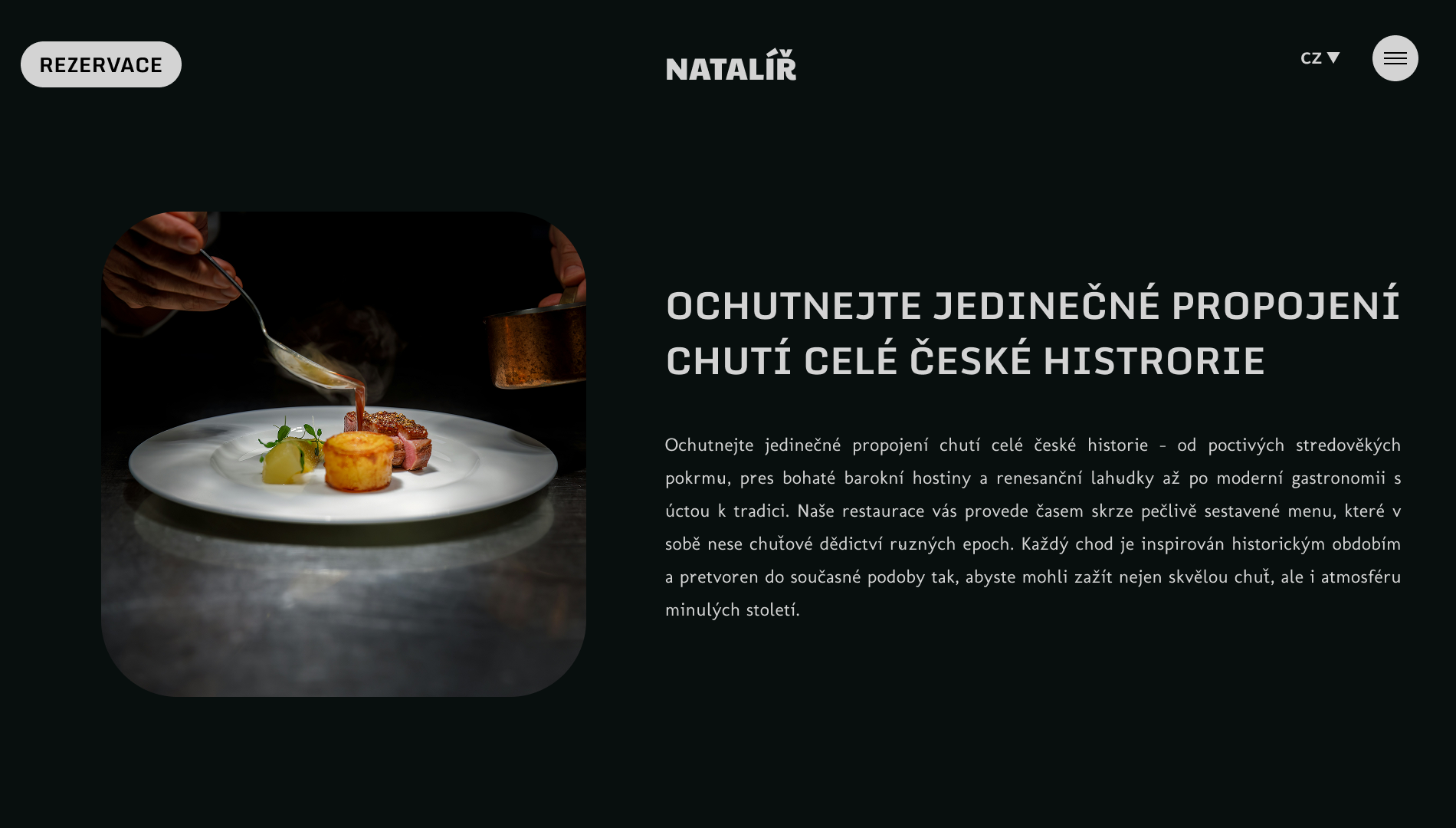 Інформація про історію ресторану